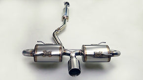 GANADOR VERTEX SPORTS POLISHED EXHAUST FOR TOYOTA 86 GR ZN6 6MT MT FA20 1,998CC GDE-410PO