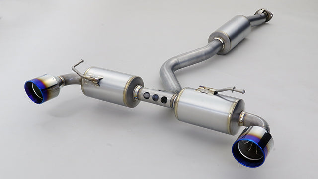 GANADOR VERTEX SPORTS TITANIUM POLISHED EXHAUST FOR TOYOTA GR YARIS GXPA16 G16E-GTS 1.6 TURBO GDE-414TPO
