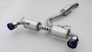 GANADOR VERTEX SPORTS TITANIUM POLISHED EXHAUST FOR TOYOTA GR YARIS GXPA16 G16E-GTS 1.6 TURBO GDE-414TPO