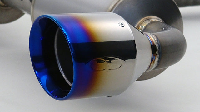 GANADOR VERTEX SPORTS TITANIUM POLISHED EXHAUST FOR TOYOTA GR YARIS GXPA16 G16E-GTS 1.6 TURBO GDE-414TPO