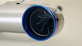 GANADOR VERTEX SPORTS TITANIUM BLUE EXHAUST FOR TOYOTA GR YARIS GXPA16 G16E-GTS 1.6 TURBO GDE-414TBL