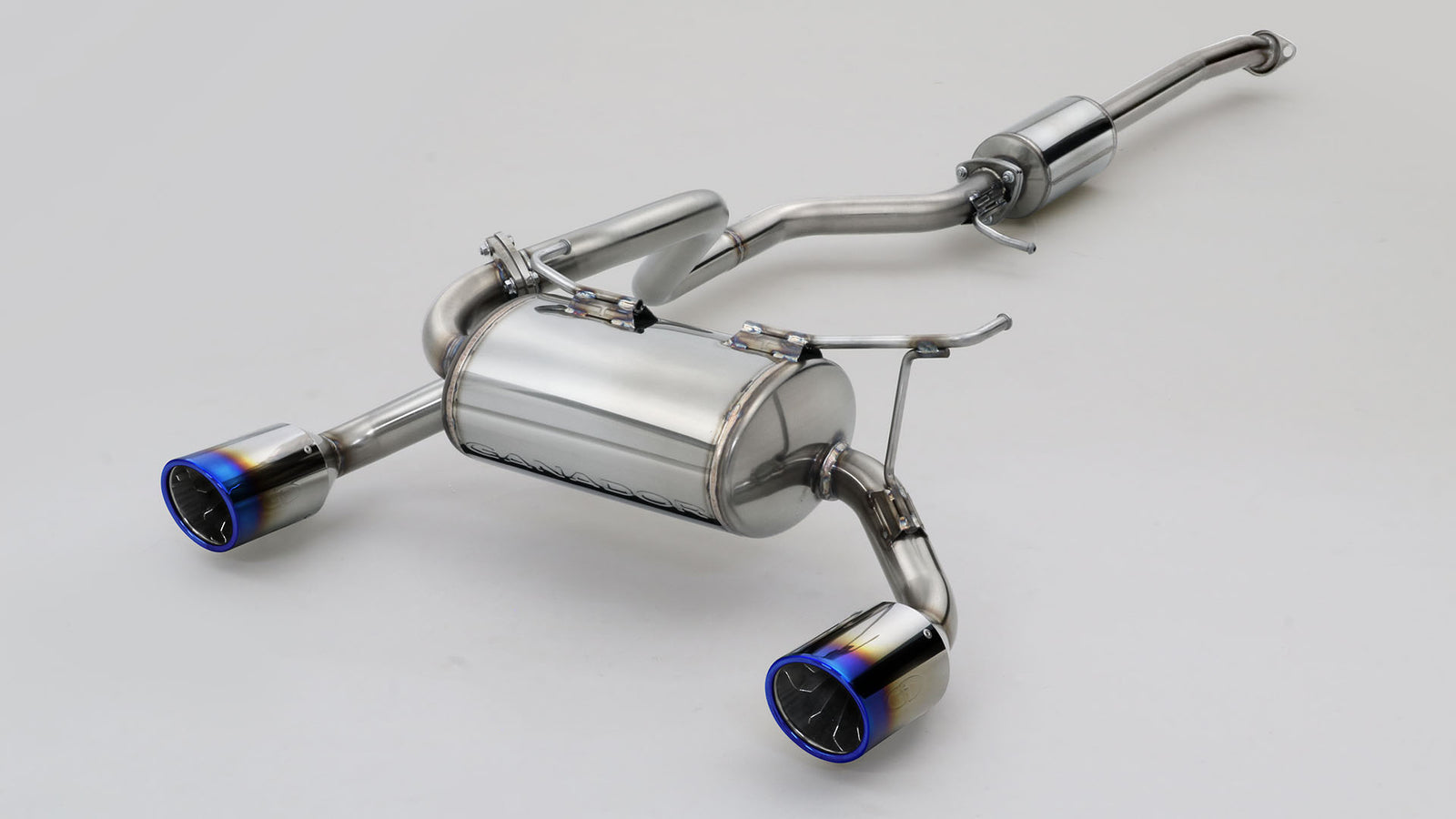 GANADOR VERTEX 4WD SUV BLUE EXHAUST FOR SUZUKI JIMNY NOMADE JC74W 4AT 5MTCOMMON AT K15B 1,460CC GDS-177BL