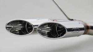 GANADOR VERTEX 4WD SUV POLISHED EXHAUST FOR MITSUBISHI TRITON LC2T 4N16 2,439CC DIESEL TURBO GDS-303PO