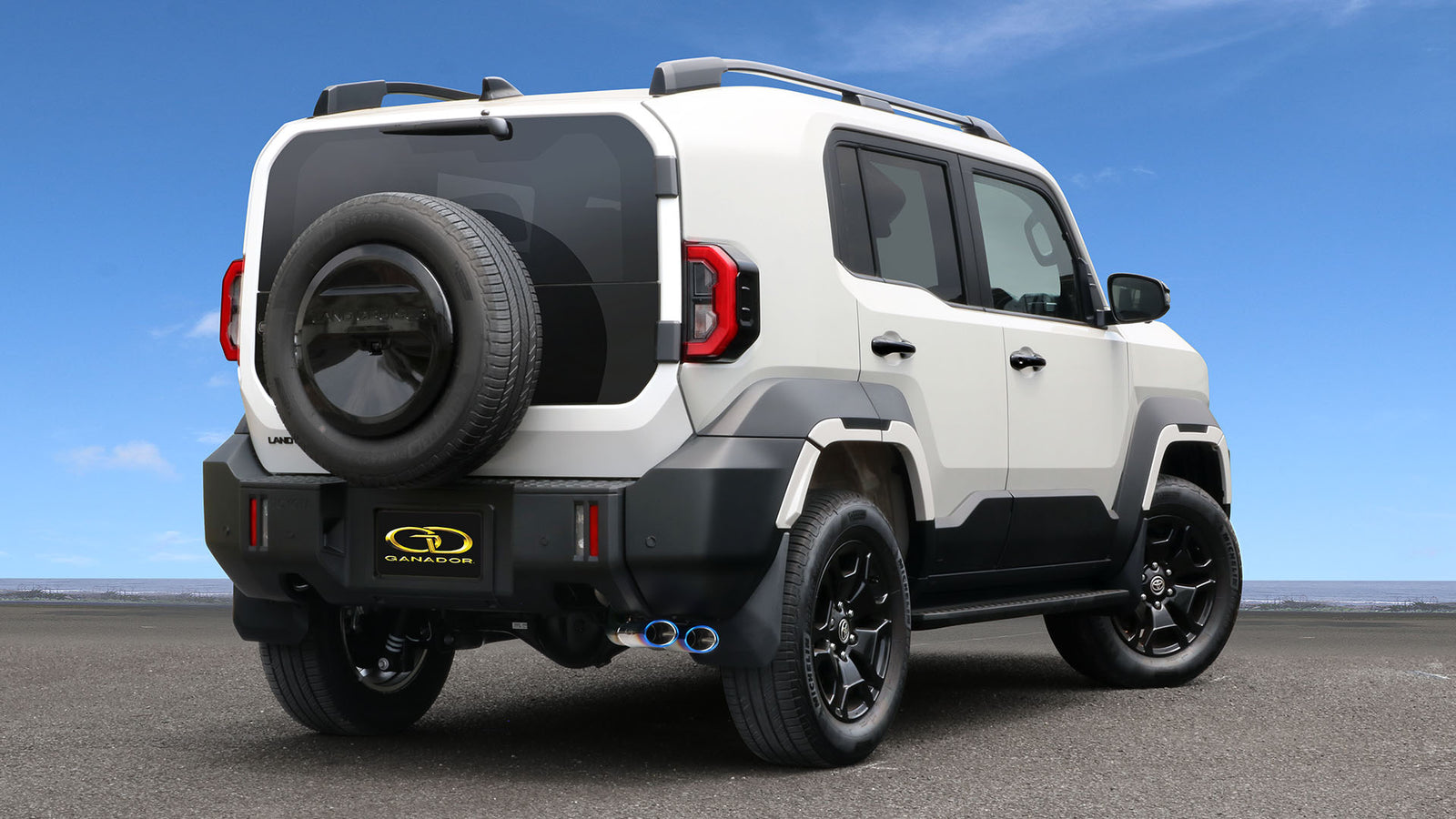 GANADOR VERTEX 4WD SUV BLUE EXHAUST FOR TOYOTA LAND CRUISER FJ TRJ240W 2TR-FE 2,693CC GASOLINE GDS-306BL