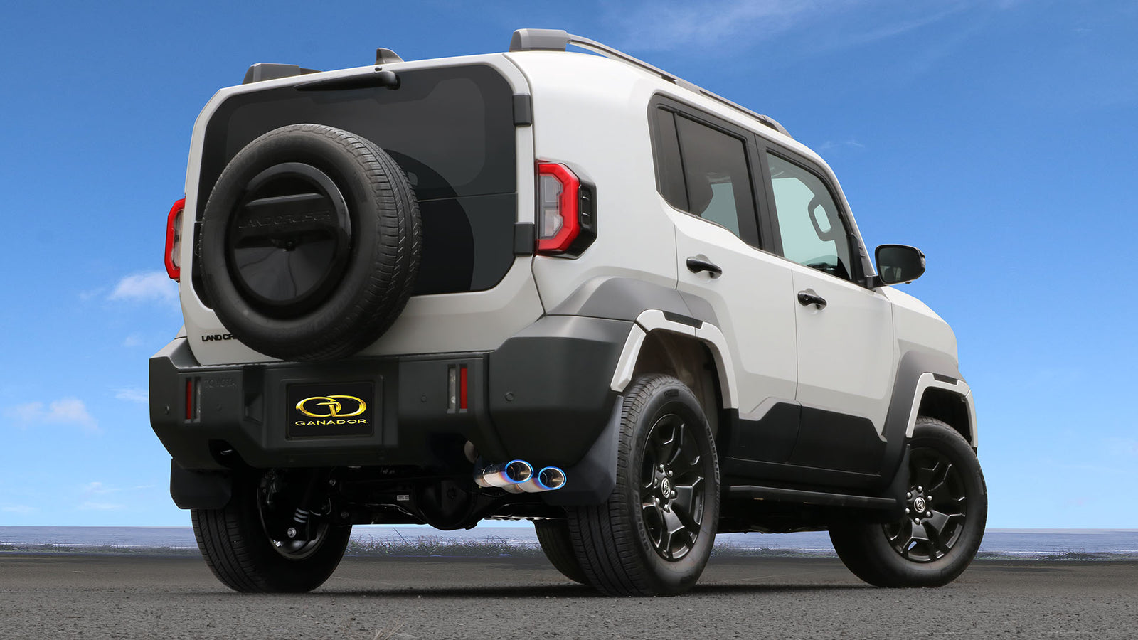 GANADOR VERTEX 4WD SUV BLUE EXHAUST FOR TOYOTA LAND CRUISER FJ TRJ240W 2TR-FE 2,693CC GASOLINE GDS-306BL