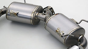 GANADOR VERTEX SPORTS TITANIUM BLUE EXHAUST FOR SUBARU GR86 BRZ ZN8 6AT 6MTCOMMON ZD8 AT FA24 2,387CC GDS-416TBL