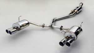 GANADOR VERTEX SPORTS POLISHED EXHAUST FOR SUBARU WRX S4 FA24 2,387CC TURBO GDS-417PO