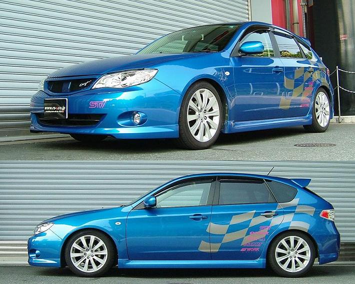 RS-R BEST-I COILOVER SUSPENSION RECOMMENDED SPRING RATE FOR SUBARU IMPREZA GH2 BIF710M