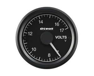 PIVOT GT GAUGE-52 VOLTMETER GAUGE WHITE LIGHT GSV-5