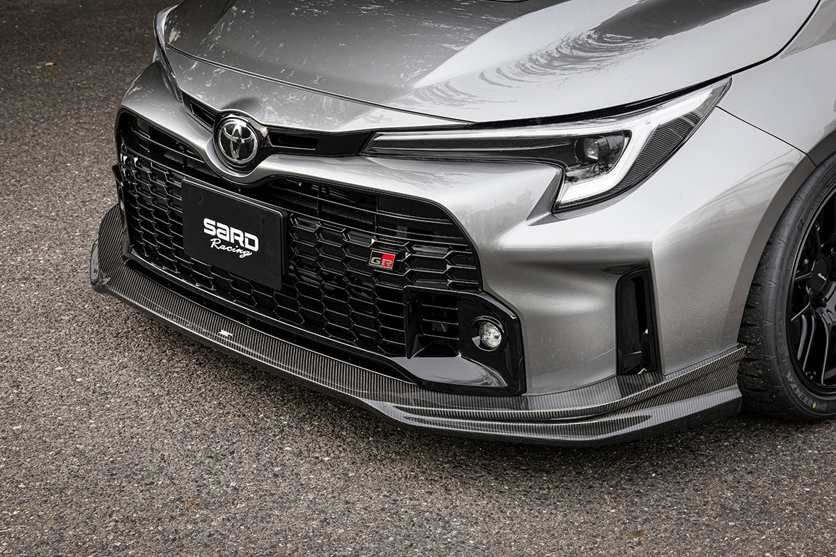 SARD GT1 FRONT HALF SPOILER FRP MATT BLACK FOR TOYOTA GR COROLLA GZEA14H 81214