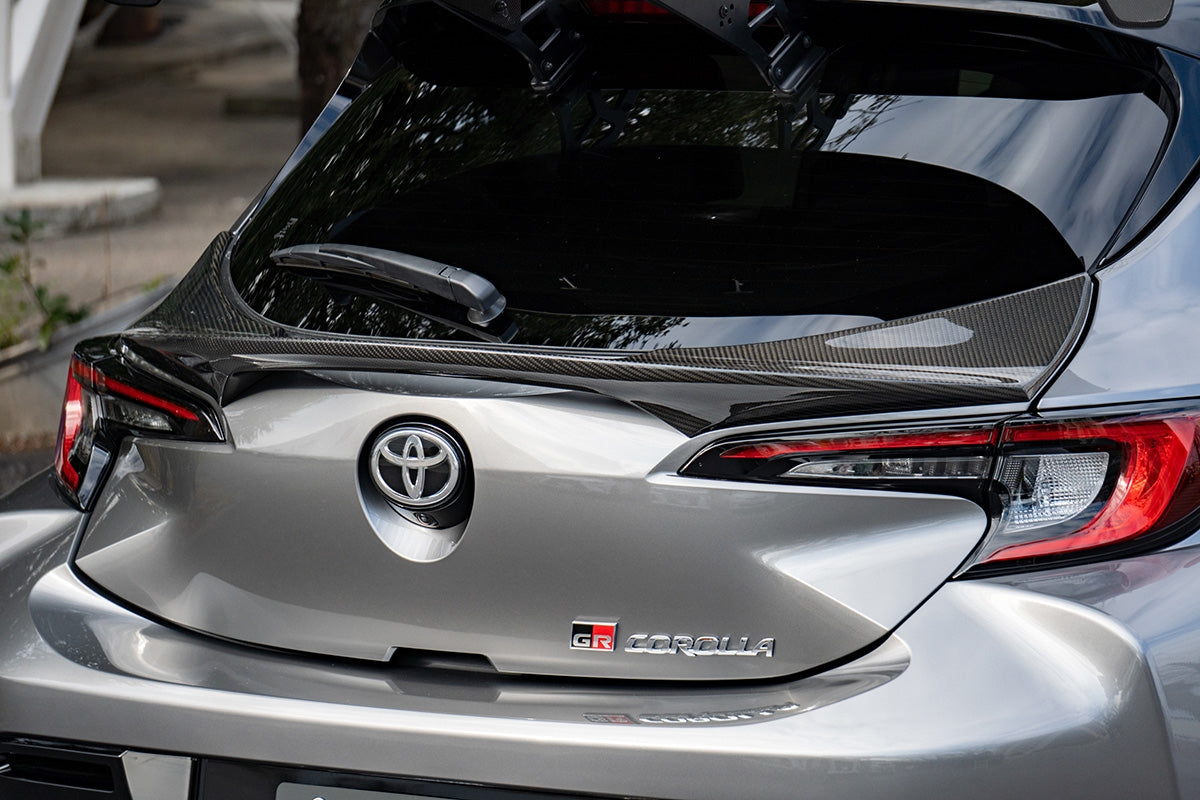 SARD GT1 FRONT REAR GATE SPOILER CARBON CLEAR PAINTED FOR TOYOTA GR COROLLA GZEA14H 81220