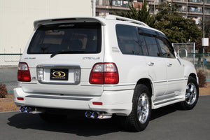 GANADOR PBS BLUE EXHAUST FOR TOYOTA LAND CRUISER 100 GASOLINE GH-UZJ100W GF-UZJ100WFITTEDPOSSIBLE 2UZ-FE 4.700CC GVE-002BL