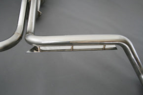 GANADOR MUFFLER POLISHED EXHAUST FOR TOYOTA LAND CRUISER 200 UZJ200W MODELLISTA 2UZ-FE 4.700CC GVE-003PO
