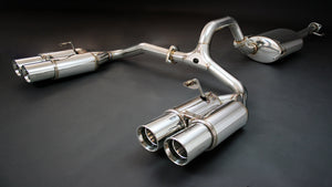 GANADOR MUFFLER POLISHED EXHAUST FOR TOYOTA FJ CRUISER GSJ15W 1GR-FE 3.955CC GVE-017PO