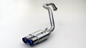 GANADOR VERTEX 4WD SUV TITANIUM BLUE EXHAUST FOR TOYOTA LAND CRUISER PRADO GDJ150W 151W 1GD-FTV 2,754CC DIESEL GVE-025TBL