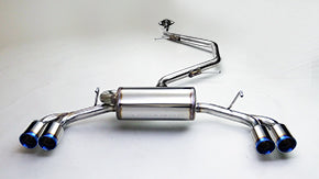 GANADOR VERTEX 4WD SUV BLUE EXHAUST FOR TOYOTA C-HR GR SPORT GASOLINE TURBO 2WD HYBRID ZYX11 NGX10 6MT ZYX10 GR SPORT 2ZR-FXE 1,797CC GVE-031BL