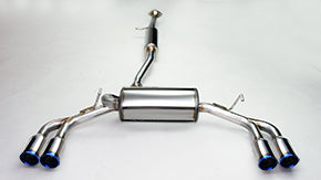 GANADOR VERTEX 4WD SUV BLUE EXHAUST FOR TOYOTA C-HR GASOLINE TURBO NGX50 MODELLISTA 8NR-FTS 1,196CC GVE-033ABL