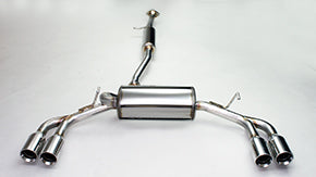 GANADOR VERTEX 4WD SUV POLISHED EXHAUST FOR TOYOTA C-HR GASOLINE TURBO NGX50 MODELLISTA 8NR-FTS 1,196CC GVE-033APO