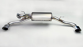 GANADOR VERTEX 4WD SUV POLISHED EXHAUST FOR SUBARU XV GT7 FB20 1,995CC GVE-035PO