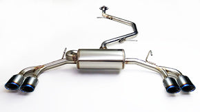 GANADOR VERTEX 4WD SUV BLUE EXHAUST FOR TOYOTA C-HR GASOLINE TURBO GR SPORT HYBRID NGX10 6MT ZYX10 ZYX11 GR SPORT 8NR-FTS 1,196CC GVE-039DBL