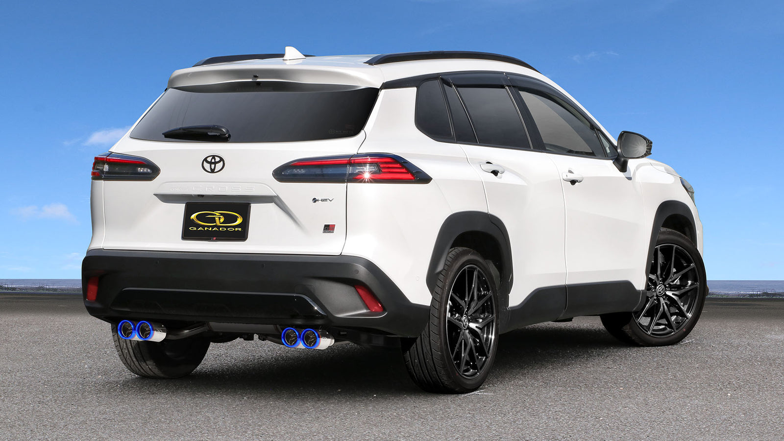 GANADOR VERTEX 4WD SUV BLUE EXHAUST FOR TOYOTA COROLLA CROSS MXGH15 M20A-FXS 1,986CC 1VM-1WM GVS-063BL