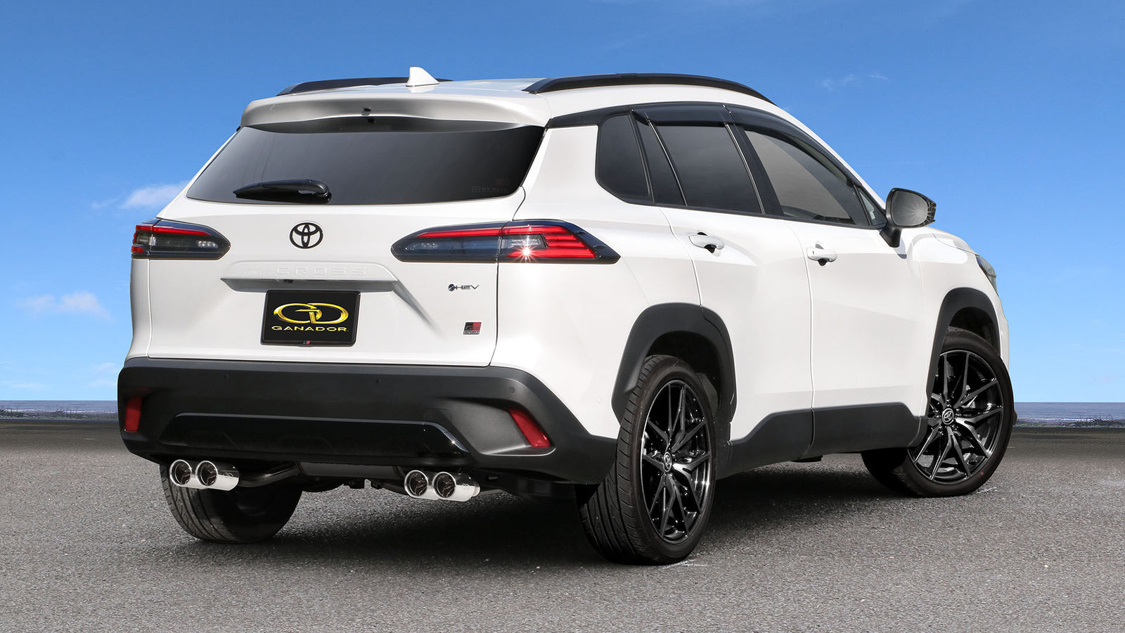 GANADOR VERTEX 4WD SUV POLISHED EXHAUST FOR TOYOTA COROLLA CROSS MXGH15 M20A-FXS 1,986CC 1VM-1WM GVS-063PO