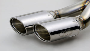 GANADOR VERTEX 4WD SUV TITANIUM POLISHED EXHAUST FOR MITSUBISHI DELICA D5 CV1W 4N14 2,267CC DIESEL TURBO GVS-065TPO