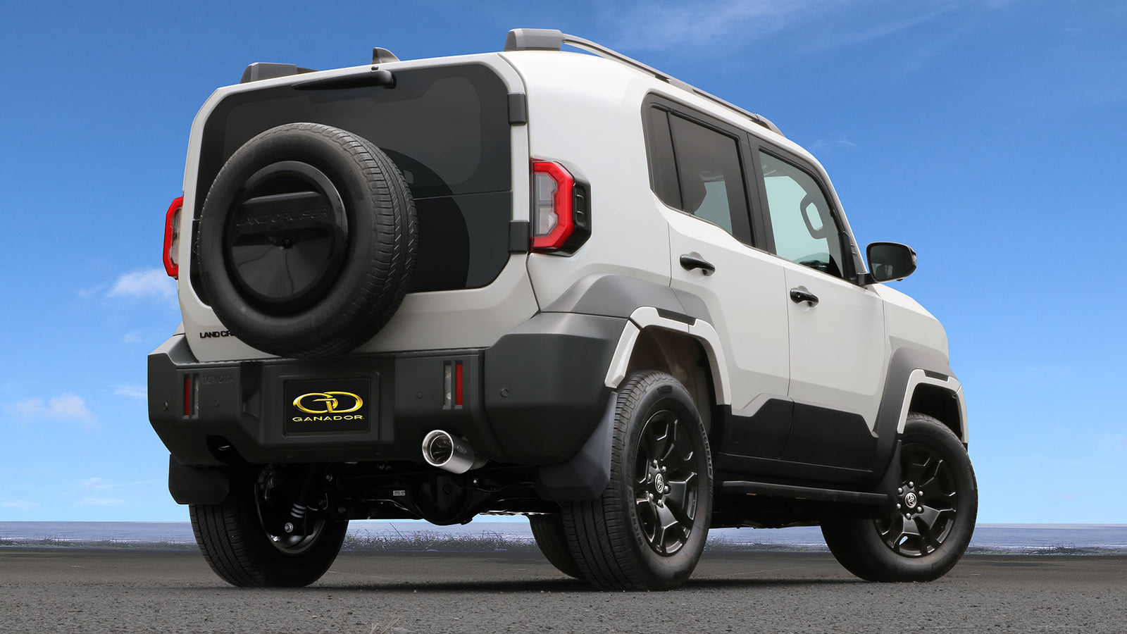 GANADOR VERTEX 4WD SUV POLISHED EXHAUST FOR TOYOTA LAND CRUISER FJ TRJ240W 2TR-FE 2,693CC GASOLINE GVS-068PO