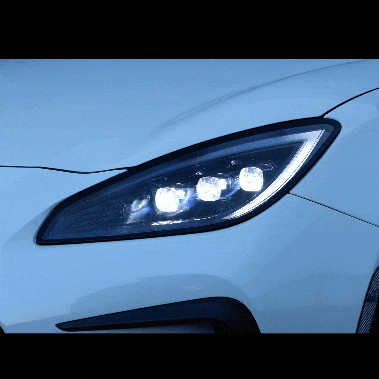 VALENTI JEWEL HEADLAMP ULTRA CLEAR LENS GLOSS BLACK FOR TOYOTA GR86 ZN