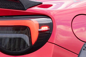 VALENTI JEWEL LED TAIL LAMP ULTRA RED LENS BLACK FOR TOYOTA 86 ZN6 SUBARU BRZ ZC6  TT86ZU-RG-1