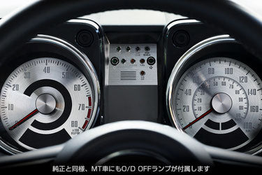 RETROACTIVE CLASSIC EDITION / BRIGHT SILVER - STANDARD BLACK NEEDLE FOR SUZUKI JIMNY JB47 SIERRA 4TH GEN JL/AT 2024/04-2025/10 RETROACTIVE-00075