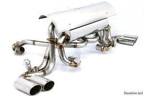 KREISSIEG F1 SOUND VALVETRONIC EXHAUST SYSTEM ULTIMATE VER. TITANIUM FLOATING CURL TAIL SANDBLAST KSG LOGO MARK FOR FERRARI F360 CHALLENGE STRADALE F360-12-TITANIUM-M27-CHALLENGE