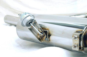 KREISSIEG FIRST CAT-BACK F1 SOUND VALVETRONIC EXHAUST SYSTEM STAINLESS STEEL FLOATING CURL TAIL SANDBLASTED KSG LOGO MARK FOR BENTLEY CONTINENTAL GT BECGT-02-STAINLESS