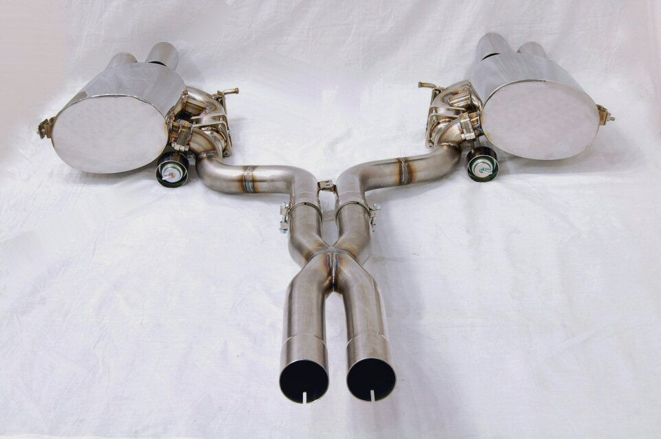 KREISSIEG CAT-BACK F1 SOUND VALVETRONIC EXHAUST SYSTEM STAINLESS STEEL FLOATING CURL TAIL SANDBLASTED KSG LOGO MARK FOR SPORTS SEMI-AT WITH VARIABLE FUNCTION FOR MASERATI GRAND TURISMO SPORTS SEMI AT MGT-04-STAINLESS-GRANTURISMO-SPORTS-SEMI-AT-YES