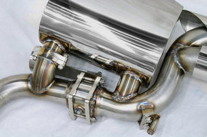 KREISSIEG CAT-BACK F1 SOUND VALVETRONIC EXHAUST SYSTEM STAINLESS STEEL BILLET FLOATING CURL TAIL SANDBLASTED KSG LOGO MARK FOR AT WITHOUT VARIABLE FUCTION FOR MASERATI GRAND TURISMO AT MGT-04-STAINLESSBILLET-GRANTURISMO-AT-NA