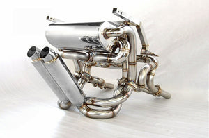 KREISSIEG F1 SOUND VALVETRONIC EXHAUST SYSTEM STAINLESS STEEL TAIL SANDBLASTED KSG LOGO MARK WITHOUT BUMPER FOR LAMBORGHINI DIABLO GT LAD-13-STAINLESS-WITHOUTBUMPER