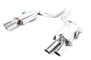KREISSIEG FIRST CAT-BACK F1 SOUND VALVETRONIC EXHAUST SYSTEM STAINLESS STEEL FLOATING CURL TAIL SANDBLASTED KSG LOGO MARK FOR BENTLEY CONTINENTAL GT BECGT-02-STAINLESS