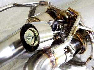 KREISSIEG CAT-BACK F1 SOUND VALVETRONIC EXHAUST SYSTEM 2-PIPE TITANIUM FLOATING CURL TAIL SANDBLASTED KSG LOGO MARK MANUAL SHIFT FOR TOYOTA 86 T86-01-TITANIUM-MANUAL