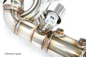 KREISSIEG HEADER BACK F1 SOUND VALVETRONIC EXHAUST SYSTEM STAINLESS STEEL BILLET FLOATING CURL TAIL SANDBLASTED KSG LOGO MARK FOR PORSCHE 997 TURBO  P997T-01-STAINLESSBILLET