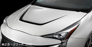 K'SPEC BONNET GENUINE SILVER TWO-TONE FOR TOYOTA PRIUS ZVW50 ZVW51 ZVW55 GL-50PR-BO-1F7-S
