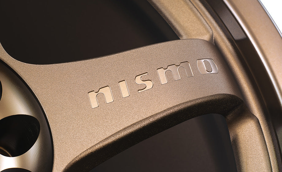 NISMO LM GT4 ALUMINUM ROAD WHEEL MACHINING LOGO VERSION 18X10.5J +15 5X114.3 BRONZE (ANODIZED ALUMINUM) 4030S-RS130-BR