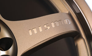 NISMO LM GT4 EVO ALUMINUM ROAD WHEEL MACHINING LOGO VERSION 19X10.0J +25 5X114.3 BRONZE ALUMITE 4030S-RS270-BR