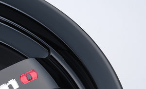 NISMO LM GT4 EVO ALUMINUM ROAD WHEEL MACHINING LOGO VERSION 19X10.0J +25 5X114.3 BLACK 4030S-RS250-BK