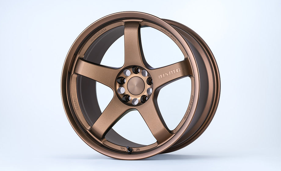 NISMO LM GT4 EVO ALUMINUM ROAD WHEEL MACHINING LOGO VERSION 19X10.0J +15 5X114.3 BRONZE ALUMITE 4030S-RS260-BR