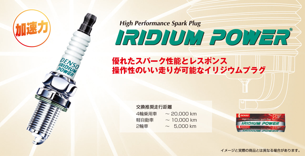 DENSO IRIDIUM POWER SPARK PLUG (X1) FOR HONDA HONDA STEPWAGON RF3 RF4 RF5 RF6 K20A (DOHC I-VTEC) 2000 IK20