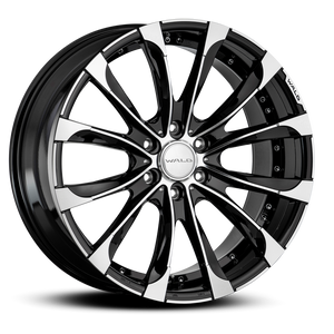 WALD JARRET J11-C 1-6 1-5 22x9.5 SILVER BLACK FOR TOYOTA PRADO 150 HILUX WALD-00037