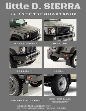 DAMD COMPLETE KIT AND DEAN X LITTLE D SPECIAL KIT INCLUDES 5 PAINTED FOR SUZUKI JIMNY SIERRA JB74 DAMD-00128