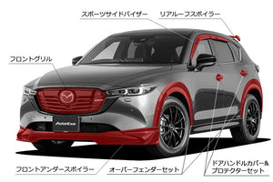 AUTOEXE FRONT GRILLE PIANO BLACK AND MATTE BLACK FOR MAZDA CX-5 KF SERIES-600001 ONWARDS EXCLUSIVE MODE SPORTS APPEARANCE XD DRIVE EDITION GRADES KGA1V4220