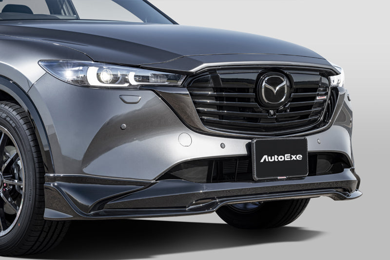 AUTOEXE FRONT UNDER SPOILER PIANO BLACK PAINTED FOR MAZDA CX-8 KG2P-450001 ONWARDS KG5P-350001 ONWARDS KFA1V4900