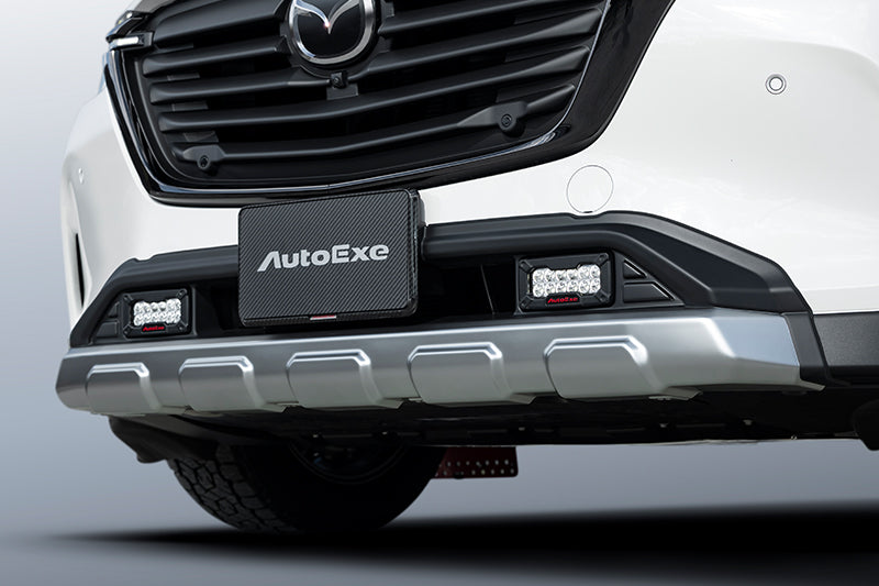 AUTOEXE FRONT UNDER GARNISH WITH LED ACCESSORY LAMP FOR MAZDA CX-80 KL SERIES DIESEL AND PHEV L PACKAGE VEHICLES KHA2V3290